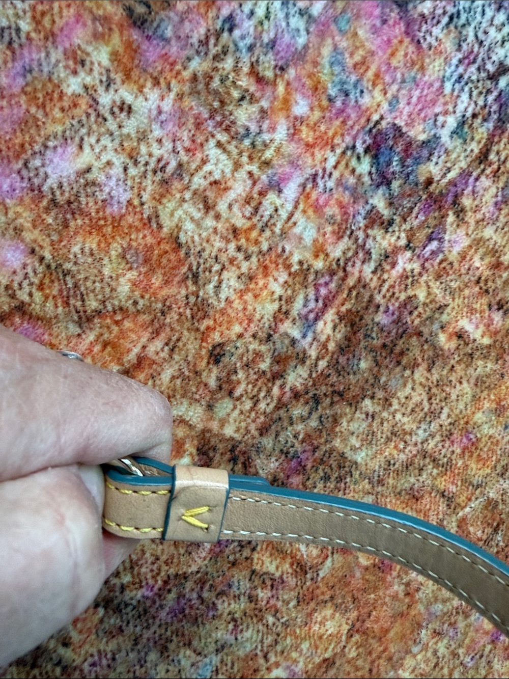Dooney & Bourke Y2K Shoulder Bag with Multicolor Monogram - Picture 10 of 11